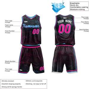 Uniforme Deportivo Unisex de Malla de Poliéster, Jersey de Baloncesto Personalizado para Hombre, Mujer, Niños y Adultos - Product Image 2
