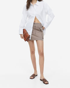 Longueur moyenne à manches longues rétro printemps taille unique haut de couleur unie avec ceinture design revers bouton respirant conception personnalisée - Product Image 4