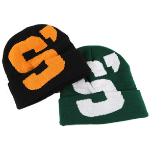 Venta al por mayor Unisex Beanie Sombreros de punto All Over Print Winter Hat Streetwear Skull Caps Skully Hat Custom Logo Jacquard Beanies - Product Image 3