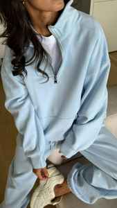 Sudadera de Alta Calidad con Cuello Moderno, Informal, Verde, de Algodón, Manga Larga, con Logotipo Personalizado, para Otoño/Invierno - Product Image 6