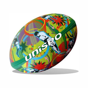 Taille 4 Ballon de rugby de niveau scolaire entièrement cousu à la main et fabriqué en Inde par Union Sports Intl - Product Image 1