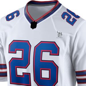 El proveedor más exigente, venta al por mayor, jersey de fútbol americano, servicio OEM, superventas, jersey de fútbol americano transpirable - Product Image 5