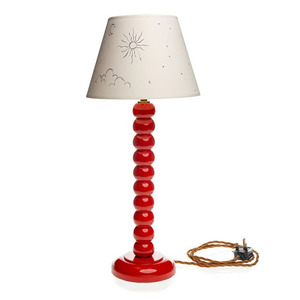 Nouveau produit Lampe de table LED Décoration intérieure Base de lampe en laque Conception OEM Emballage personnalisé Chambre à coucher méditerranéenne Artisanat HNH Vietnam - Product Image 5