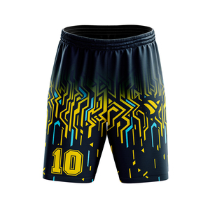 Conjunto de Uniforme de Fútbol Personalizado, 100% Poliéster, Económico, para Entrenamiento, Cuello Redondo, Diseño de Parches Impresos, para Hombre - Product Image 4