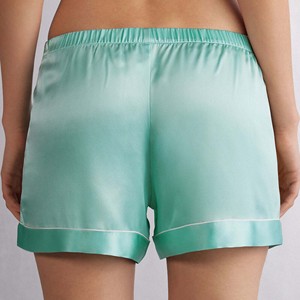 Short d'entraînement de yoga taille haute en coton respirant Short de course en soie push up pour femmes - Product Image 6