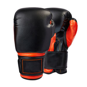 Gants de boxe personnalisés en cuir PU de couleur unie pour l'entraînement - Product Image 1