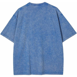 Camiseta Extra Grande para Hombre, 100% Algodón, Lavado Ácido, 230 GSM, Estilo Vintage, Personalizable con Logotipo - Product Image 6