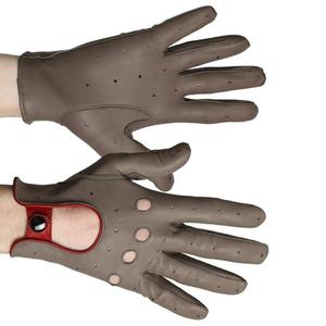 Gants de mode en cuir pour hommes de haute qualité matériau en peau de mouton hiver chaud vêtements de plein air sports de conduite - Product Image 4