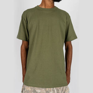 Camiseta de algodón grueso extragrande con logotipo personalizado para hombre, 240 g/m², estilo urbano con hombros caídos, fabricada en fábrica - Product Image 2