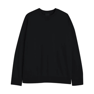 เสื้อฮู้ดผ้าฝ้ายกันหนาวสำหรับผู้หญิงเสื้อสเวตเตอร์รุ่น400กรัมคอกลมสีพื้นสำหรับฤดูหนาว - Product Image 4