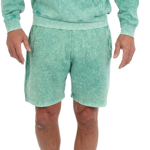 Custom <b>Men</b> Vintage Washed Acid Wash <b>Sweat</b> <b>Shorts</b> <b>for</b> <b>Men</b> Sun Faded Summer Plain Pullover Acid Wash <b>Shorts</b> OEM Service - Product Image 5