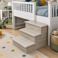 Marchepied d'escalier stratifié ignifuge B1, noyau HDF, installation rapide pour projets d'appartements, exportation vers l'Australie et les États-Unis
