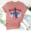 T-shirt Freedom Rocks 100% coton, tissu jersey respirant, décoration logo - Product Image 4