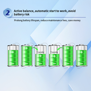 LVNOON 10A Active Balancer 1mV Precision 3S 8S 10S 12S 20S <span class=keywords><strong>21S</strong></span> 24S NCM Li-on Lifepo4 LTO Batterie avec Smartphone APP Control - Product Image 5