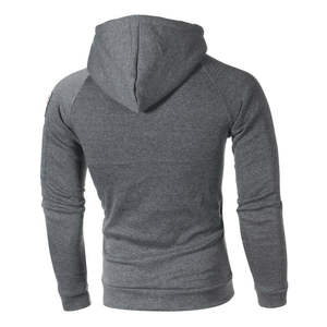 Sudadera con Capucha Gruesa con Cremallera y Forro Polar Bordado para Hombre y Mujer, 100% Algodón Transpirable - Product Image 4