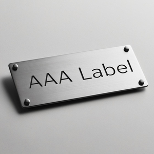 Placas de identificación de aluminio de acero inoxidable de metal anodizado personalizadas con grabado láser profundo perfecto para soluciones de marca de alta gama - Product Image 5