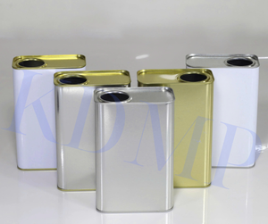 Conteneur d'emballage d'additif de peinture chimique industrielle à base d'eau pour huile lubrifiante avec poignée en métal carrée 1L impression personnalisée - Product Image 4