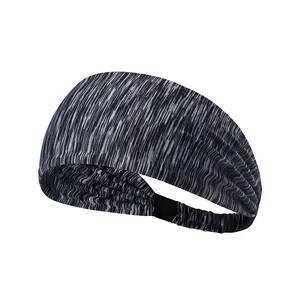 adjustable athletic head wraps cotton women/men headband fitness elastic hair band sport headband