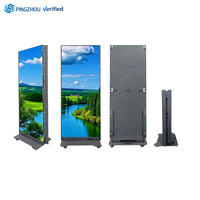 Pantalla LED Plegable para Interiores y Exteriores, Resistente al Agua IP65, con Soporte de Pie, a Todo Color, 1080P HDR, Video Wall Portátil, 1 Año de Garantía