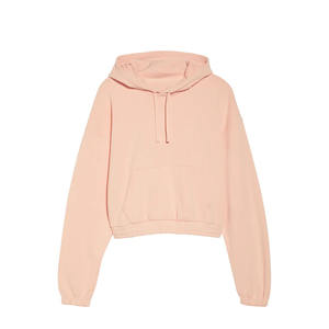 เสื้อฮู้ดครอปของผู้หญิงเสื้อครอปแบบมีฮู้ดเสื้อครอปแบบแฟชั่นกำหนดเอง - Product Image 5