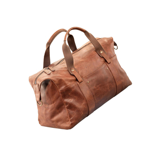 Wholesale Lightweight and Durable <b>Leather</b> Duffle <b>Bag</b> for <b>Men</b> Handmade Outdoor Waterproof <b>Travel</b> <b>Bag</b> for Outings - Product Image 4