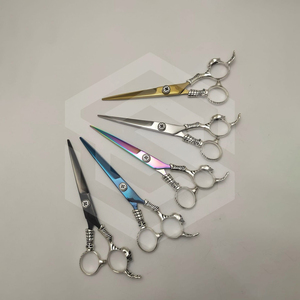 ชุดแต่งผมของผู้ชายใบมีดสแตนเลสกรรไกรตัดผมใบมีดบาง - Product Image 4