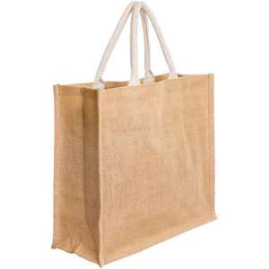 2025 vente chaude sac de jute personnalisé personnalisé petit sac de jute de qualité supérieure sacs fourre-tout en jute avec impression personnalisée - Product Image 6