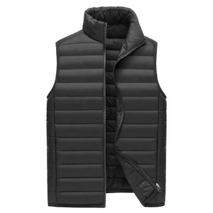 Custom Lightweight Waistcoat Warm Bubble <b>Packable</b> Sleeveless <b>Jacket</b> Plus Size Winter Men Duck Down Puffer Vest for Men - Product Image 5
