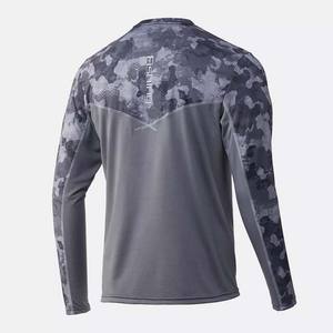 Nuevo diseño para hombre Upf 50 + protección UV pesca Jersey manga larga transpirable secado rápido ropa deportiva para invierno pesca camisas - Product Image 4