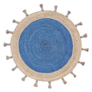 Tapis et tapis de sol tressés en Jute 100% naturel, fait à la main indien de haute qualité dernier Design - Product Image 5