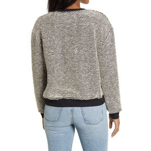 Nouveau design automne hiver plaine femme sweats lâche mode pull surdimensionné femmes col rond sweat - Product Image 5