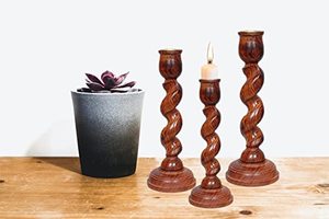 Tarro de vela de madera de Navidad de lujo único de Artisan Aura, nuevo diseño, decoración del hogar y la boda a un precio - Product Image 6