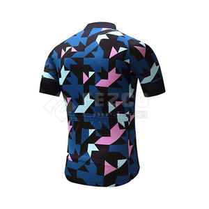 Tenues de cyclisme professionnelles pour hommes, durables, 100% polyester, écologiques, séchage rapide, respirantes, anti-froissement, personnalisables - Product Image 3