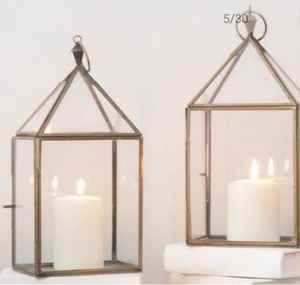 Lanternes de bougeoir en fer doré de créateur de luxe nouvel or brillant pour les décorations intérieures et extérieures de Noël - Product Image 3