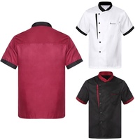 Ropa de Trabajo Uniforme de Chef Cocinero para Hotel Cocina Overol Unisex para Hombre y Mujer