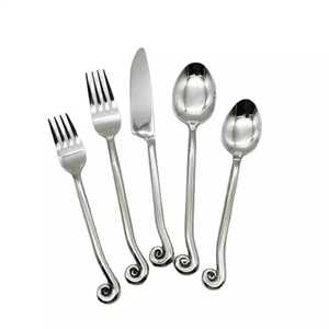 Juego de Cubiertos de Cocina de Lujo Decorativos de Moda, Utensilios de Acero Inoxidable de la Mejor Calidad, Fáciles de Limpiar, para Restaurante y Hogar - Product Image 1