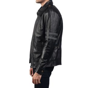 Veste en cuir pour hommes imperméable et lisse personnalisée en gros Veste pour hommes - Product Image 3
