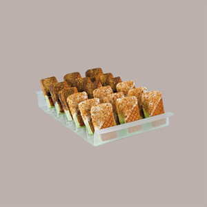 Molde Rectangular Personalizable para Helados y Galletas Bisgel 85x46mm Break & Go-Herramientas para Galletas de Plástico y Silicona - Product Image 2