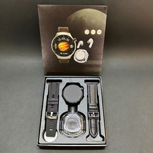 Montre connectée KR D21 4-en-1 avec écouteurs TWS, écran IPS tactile, moniteur de fréquence cardiaque, appareil portable unisexe - Product Image 6