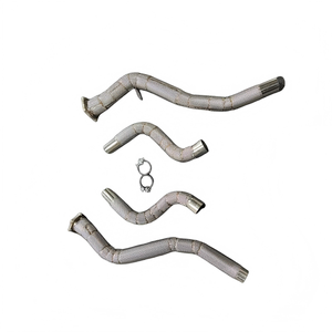 ท่อไอเสียแบบ High Flow Conversion Header สำหรับ Porsche Panamera; ท่อไอเสียแบบ Straight Through Header; ท่อไอเสียแบบ Straight Through Header - Product Image 4