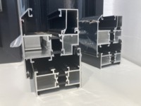 Portes et fenêtres de garage en aluminium Holcom Customize Steel Germany Glass Stainless Wooden Style Surface Tempered Rubber