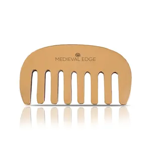 Gold Kansa Comb Head Massager Reduce dandruff premature greying release stress Manufacturer Indian Factory