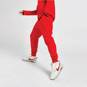 Streetwear d'hiver Solide Hommes Tech Fleece Respirant Anti-Bactérien Deux Pièces Gym Fitness Tracksuit Set Hooded Jogging - Product Image 3