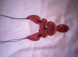 สร้อยคอเรซินน่ารักพร้อมจี้เปลือกหอยรูปพระจันทร์ประดับลูกปัดสำหรับเป็นของขวัญงานแต่งงานงานปาร์ตี้รูปกากบาทด้วยหินมุก - Product Image 3