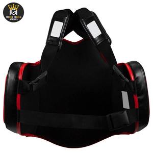Cómodos protectores de pecho portátiles de alta calidad Taekwondo protectores de pecho conjuntos de boxeo de cuero genuino - Product Image 3