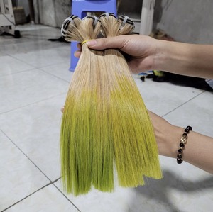 Paquetes de cabello de color degradado liso de hueso de alta calidad vietnamita al por mayor, 100% sin procesar sin enredos sin derramamiento de cabello crudo - Product Image 4