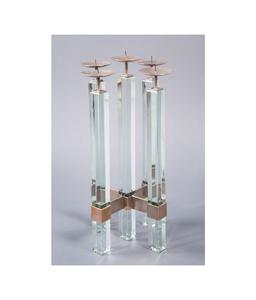 Nouveau bougeoir acrylique hexagonal lot de 2 bougeoirs pour la décoration de mariage Stands Candle Light Dinner Sets - Product Image 6