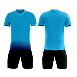 Hot Sale <b>Men's</b> Soccer Uniform Set Short Sleeve Football Jersey for Adults Automated Cutting <b>Shirts</b> & Tops - Product Image 1