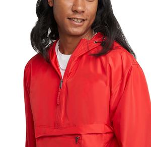 Jersey informal personalizado para hombre, cortavientos con capucha y media cremallera, Anorak de 100% poliéster, estilo Retro Vintage, cuello levantado, cierre de cremallera - Product Image 5