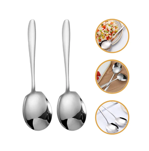 Meilleure vente cuillère de service de mariage en acier fabriqués à la main léger aspect naturel couverts à vendre en vrac quantité - Product Image 3